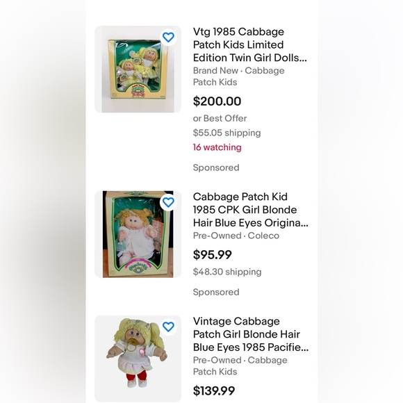 Cabbage Patch Doll Vintage Baby w Clothes Dimple Blonde green Eyes Tan - Picture 10 of 10